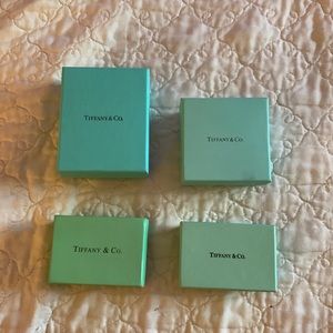 4 Tiffany & Co. boxes